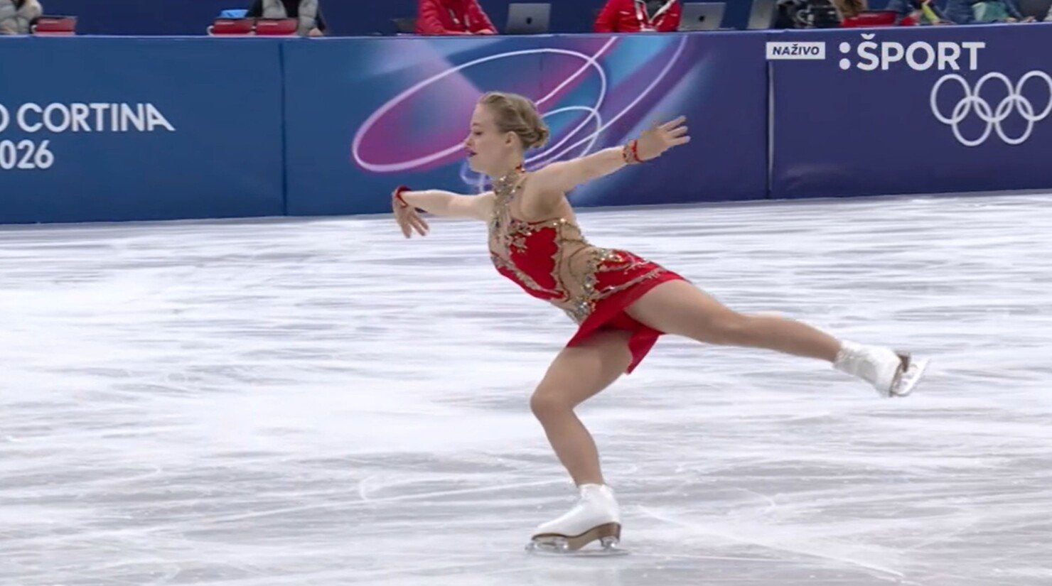 Anastazia Gubanoová z Gruzínka na ZOH 2026