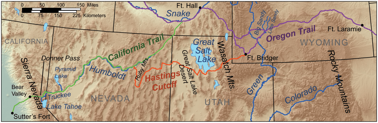 Donner_route_map