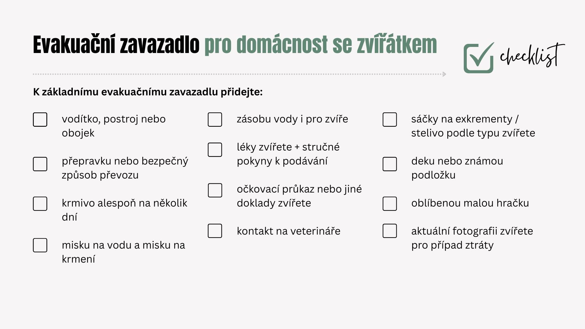 Evakuační zavazadlo pro rodinu s dětmi (2) Evakuační zavazadlo pro rodinu s dětmi (2)